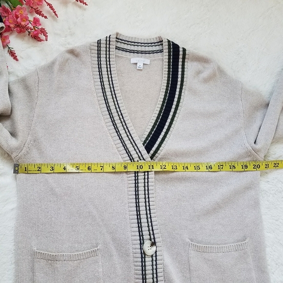 JOHNNY WAS CALME MIXED STRIPE CARDIGAN - Picture 5 of 11